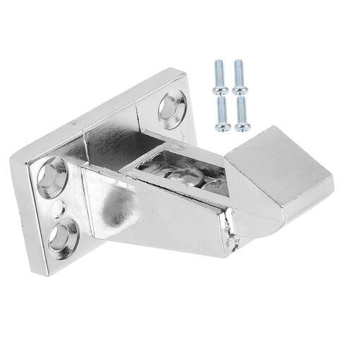 jojofuny Heavy-Duty Zinc Alloy Freezer Door Latch Hook for Commercial Refrigerator with Sturdy and Portable Design, Silver Color, Easy Installation for Freezer and Refrigerator Door in Kuwait