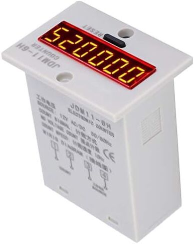 Electronic Counter,JDM11-6H No Voltage Counter 6 Digits Electronic LED Digital Display Counter Relay(AC110V) in Kuwait