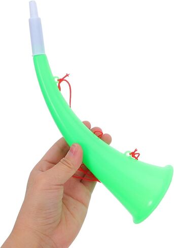 VOSAREA 4pcs Stadium Horn Noise Makers for Sporting Events - 10.24 Inches Plastic Trumpet, Cheering Horn with Lanyard for Football Soccer Games for Graduation Parties in Kuwait
