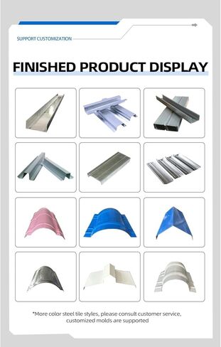 High-Speed Glazed Tile Roll Forming Machine - Roof Tile Making Machine Automatic Corrugated Panel Line for Building Material Manufacturers & Construction Suppliers in Kuwait