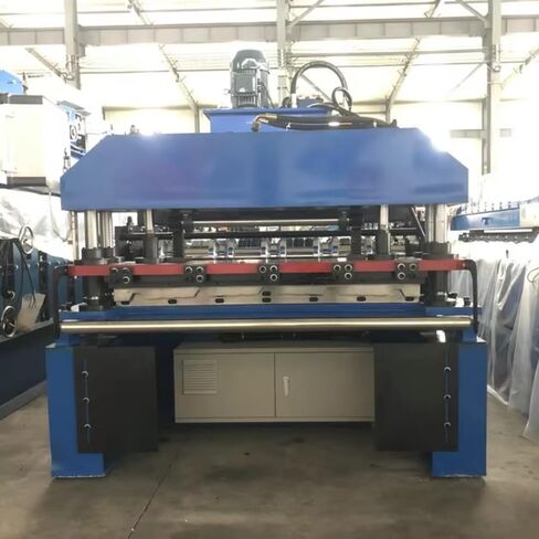 High-Efficiency Roofing Roll Form Machine - Galvanized Color Steel Roofing Iron Step Panel Automatic Roll Forming Machine for Roofing Contractors and Fabricators in Kuwait