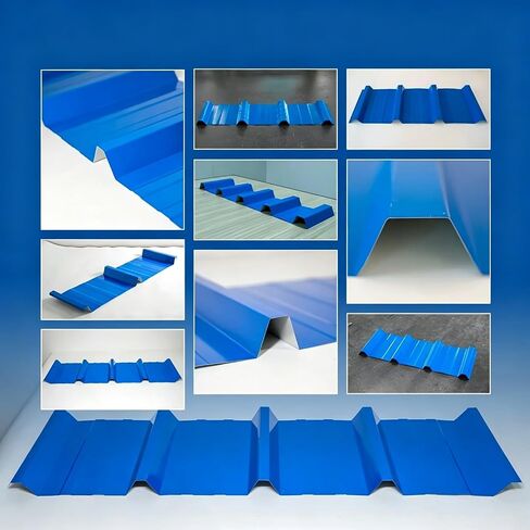 Metal Roof Roll Forming Machine Floor Decking Sheet Cable Tray Guardrail Forming Machine Continuous Industrial Manufacturing Equipment Line in Kuwait