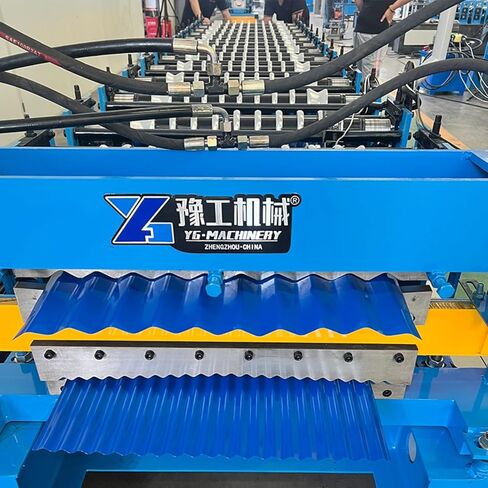 Roofing Sheet Roll Forming Machine Purlin Stud Track Floor Decking Forming Machine Automatic Steel Production Line Equipment System in Kuwait