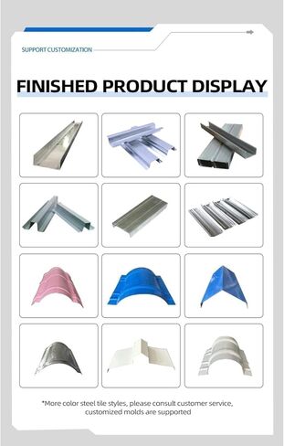 Roofing Sheet Roll Forming Machine Purlin Stud Track Floor Decking Forming Machine Automatic Steel Production Line Equipment System in Kuwait