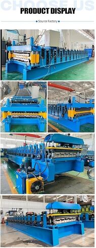Roofing Sheet Roll Forming Machine Purlin Stud Track Floor Decking Forming Machine Automatic Steel Production Line Equipment System in Kuwait