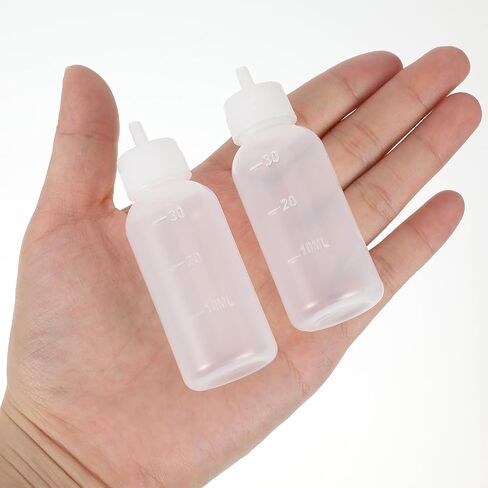 DIVINA VITAE Precision Needle Tip Glue Squeeze Bottle, 30cc Plastic Bottles with Blunt Needle Applicator, 10 Pack for Dispensing Oil, Paint, Glue, and DIY Crafts in Kuwait