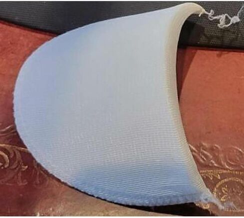 6 Pairs Sponge Shoulder Pads 13mm Thickness White in Kuwait