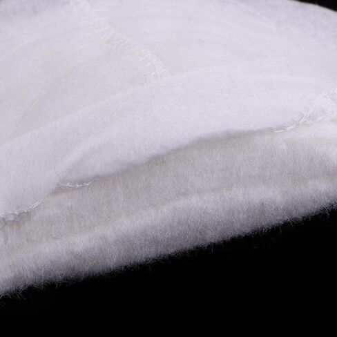 5 Pairs White Cotton Shoulder Pads Insert Suits Sew in for in Kuwait
