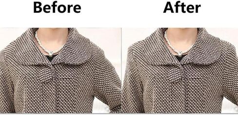 5 Pairs White Cotton Shoulder Pads Insert Suits Sew in for in Kuwait