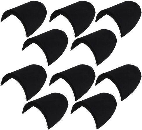 5 Pairs Sponge Shoulder Pads 13mm Thickness Black in Kuwait