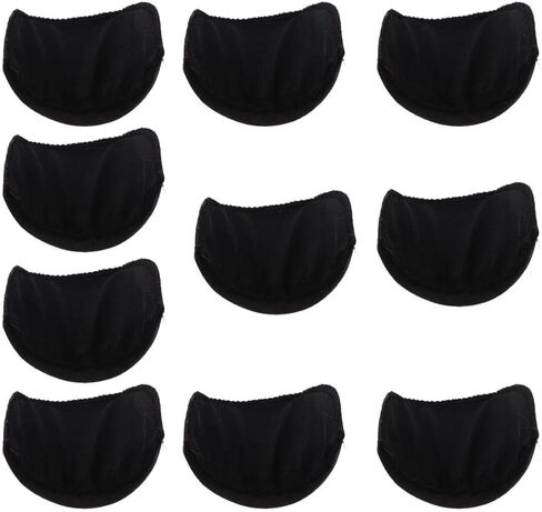 5 Pairs Sponge Shoulder Pads 13mm Thickness Black in Kuwait