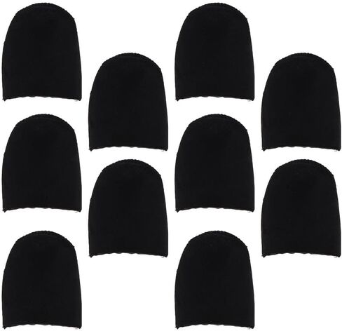 5 Pairs Sponge Shoulder Pads 13mm Thickness Black in Kuwait