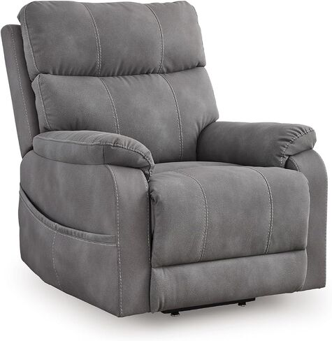 Signature Design by Ashley Next‑Gen Durapella Recliner Chair, Power Lift with Easy‑Clean Faux Leather, Dual Motor Control and Spacious Seating for Everyday Living Room Comfort in Kuwait