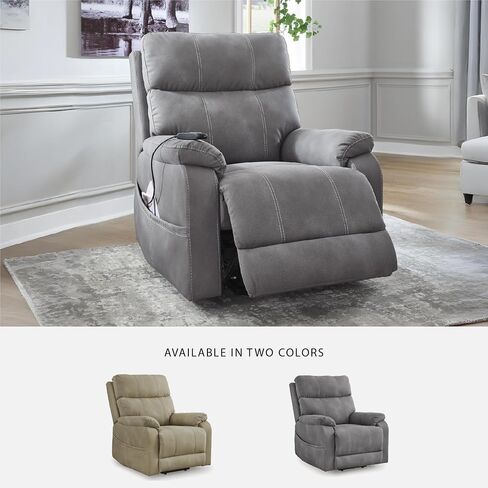 Signature Design by Ashley Next‑Gen Durapella Recliner Chair, Power Lift with Easy‑Clean Faux Leather, Dual Motor Control and Spacious Seating for Everyday Living Room Comfort in Kuwait