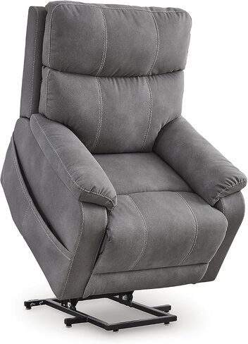 Signature Design by Ashley Next‑Gen Durapella Recliner Chair, Power Lift with Easy‑Clean Faux Leather, Dual Motor Control and Spacious Seating for Everyday Living Room Comfort in Kuwait