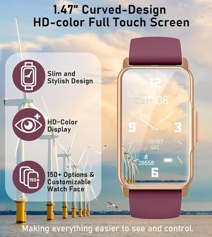 Mindrose Fitness Tracker with Heart Rate Blood Oxygen Sleep Monitor Sports Modes Step Calorie Counter Pedometer in Kuwait