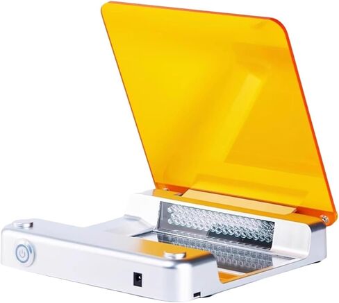 Blue Light Transilluminator, 470nm Blue Light Gel Cutter, with 5mm Amber Filter, 70x160mm Observation Area, Adjustable LED Intensity, for Gel Electrophoresis Experiments in Kuwait