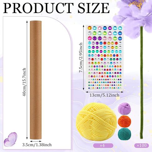Unittype 24 مجموعة من أدوات Rainstick Craft التي يمكنك صنعها بنفسك من أعواد المطر القبلية الأمريكية الأصلية مع خيوط تنظيف الأنابيب الملونة وملصقات الماس الأكريليك لمستلزمات الآلات الموسيقية بصوت المطر المتساقط in Kuwait