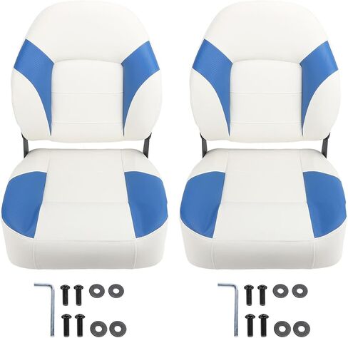 ZJchao 2pcs Comfortable Yacht with - Cushion and Backrest - Foldable Boat for Yachts and Pontoons in Kuwait