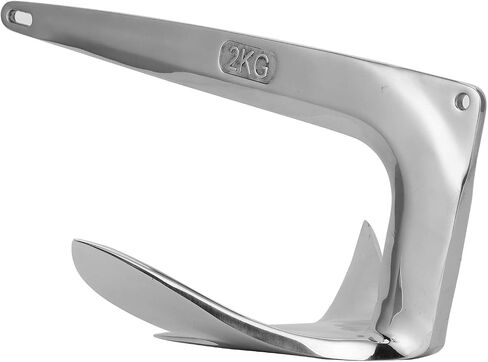 316 Stainless Steel Claw Boat 4.4 lbs Marine Grade Heavy Duty Rustproof Holding Power for Fishing Boats Kayaks Dinghies and Small Vessels in Kuwait