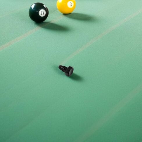 8pcs Black Plastic Pool Cue End Protectors, Cylindrical Billiard Rod Bottom Plugs with Easy Installation and Versatile Compatibility for Snooker and Pool Cue Protection in Kuwait