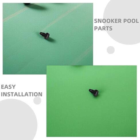 8pcs Black Plastic Pool Cue End Protectors, Cylindrical Billiard Rod Bottom Plugs with Easy Installation and Versatile Compatibility for Snooker and Pool Cue Protection in Kuwait