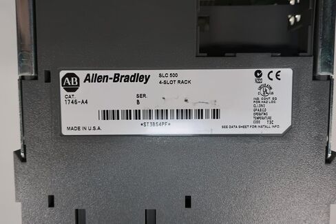 Allen Bradley 1746-A4 1746-P2 SLC-500 4-Slot Chassis W/Power Supply D622186 in Kuwait