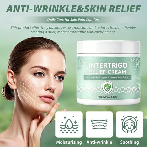 Healora Intertrigo Cream,Skin Fold Barrier Cream for Moisture & Friction Protection, Helps Support Skin Comfort, Fast-Drying Non-Greasy Formula for Friction-Prone Areas. (1) in Saudi Arabia