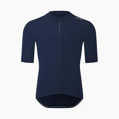 LE COL Pro Jersey | Short Sleeve Bike Shirt | Lightweight, Moisture Wicking Cycling Top | (US, Alpha, Large, Regular, Navy) in Kuwait