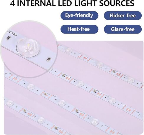 X-Ray Led Lighting Light Box, X-Ray Viewer Film Lighting Light Box, Dimmer Switch with A Knob, Can Stand Can Be Hung, Durable Acrylic & Aluminum Frame, for Clinics & Hospitals (33x19x0.5in) in Kuwait