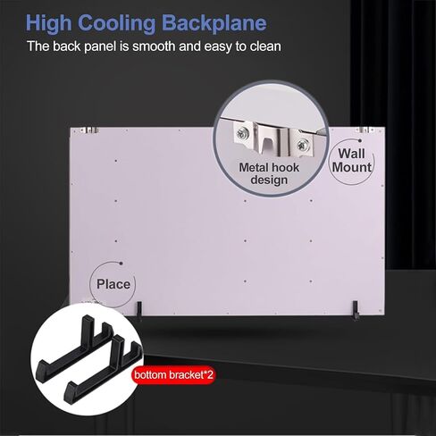 X-Ray Led Lighting Light Box, X-Ray Viewer Film Lighting Light Box, Dimmer Switch with A Knob, Can Stand Can Be Hung, Durable Acrylic & Aluminum Frame, for Clinics & Hospitals (33x19x0.5in) in Kuwait