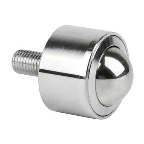 Straight Universal Ball casters Wheel Universal Ball Bearing M8 Screw Cylinder 360degree Cattle Eye Round 5pc(KSM15-FL) in Kuwait
