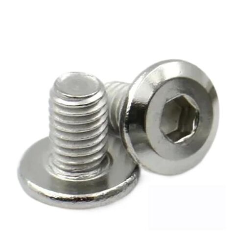 2-20Pcs M3 M4 M5 M6 M8(304 A2 Stainless Steel) Hex Hexagon Socket Large Flat Head Furniture Rivet Screw Connect Joint Bolt(25mm,M8 (2pcs)) in Kuwait