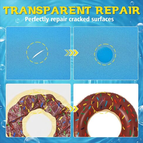 Bondtech Air Mattress Patch Kit, Pool LinerRepair Kit, Inflatable Patch Repair Kit for Above Pool, Air Bed, Bounce House, Hot Tub, Inflatables, Tent and More (60ml) in Kuwait
