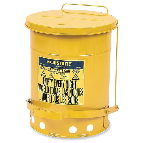 6 GALLON YELLOW OILY WASTE CAN in Kuwait
