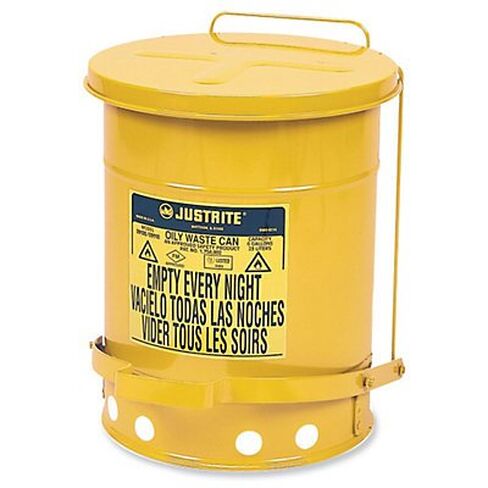 6 GALLON YELLOW OILY WASTE CAN in Kuwait