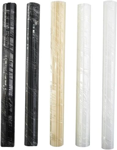 100 Pack Plastic Welding Rods Kit with ABS PP PVC PE for Car Bumper Tank Pipe Repair Using Plastic Welder Tools Grey Black White Beige Assorted Colors in Kuwait