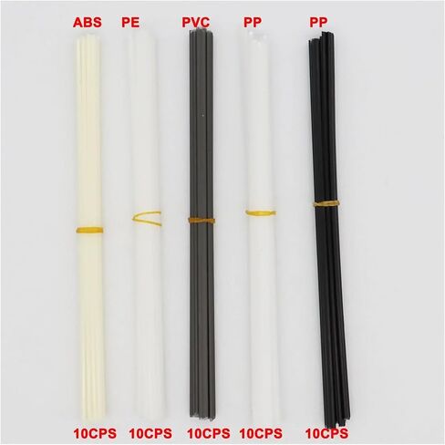 Nickel Strip 50pcs Plastic Welding Rods PP PE PVC ABS Plastic Welder Rods for Car Bumper Kayak Repair Kit Car Bumper Repair Electrodes Sticks in Kuwait
