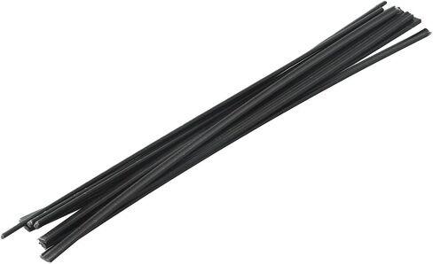 FABULETTA ABS Plastic Welding Rods 10PCS Black White 25cm Acid Alkali Resistant Repair Kit for Car Bumper Motorcycle for battery Shell Computer Case Tools(Black) in Kuwait