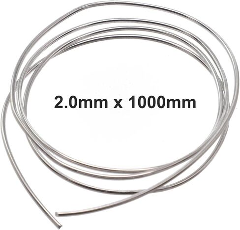 Welding Rods Flux Core Wire for Copper Aluminum Brass, Low Melting Point, Smooth Flow, Strong Joint for Refrigerators, Air Conditioners, Motors, Batteries(2.0mm*1000mm) in Kuwait