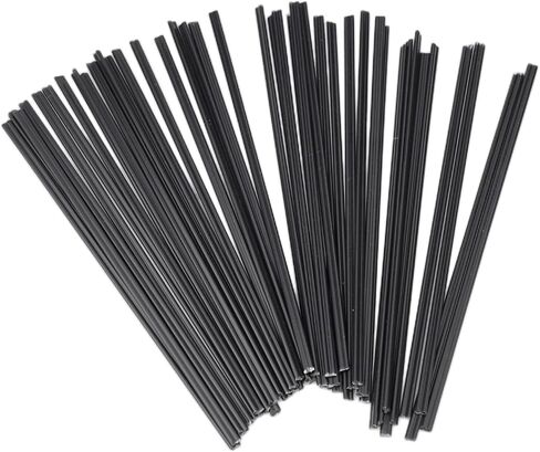 40 Pcs Black PP Welding Rods 200Mm For Car Bumper Motorcycle Inner Water Tank Pipe Repair Acid Alkali Resistant High Strength Material in Kuwait