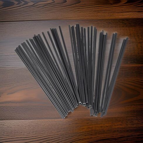 40 Pcs Black PP Welding Rods 200Mm For Car Bumper Motorcycle Inner Water Tank Pipe Repair Acid Alkali Resistant High Strength Material in Kuwait