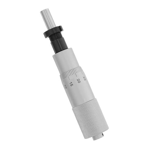 FOMIYES Micrometer Head 0-25mm Flat Tip for Bore and Fine Mechanical Parts, Aluminum Alloy with High Precision Adjustment, Compact and Portable for Lathe Measuring and Laboratories in Kuwait