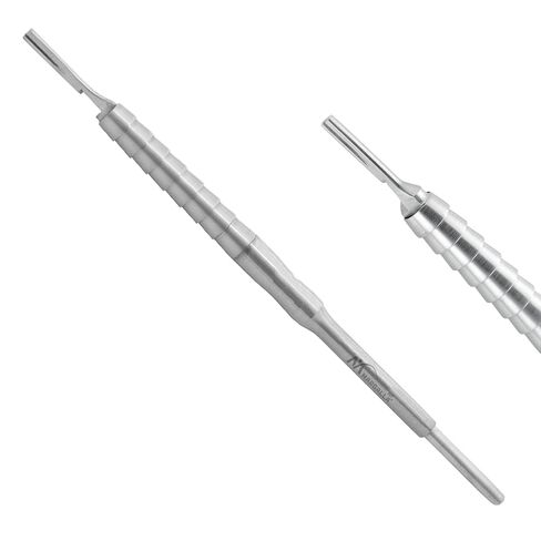 Push Type Scalpel, Easy Eject Scalpel | Stainless Steel Reusable Autoclavable for Medical, Dental & Surgical Use in Kuwait