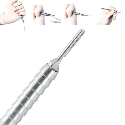 Push Type Scalpel, Easy Eject Scalpel | Stainless Steel Reusable Autoclavable for Medical, Dental & Surgical Use in Kuwait