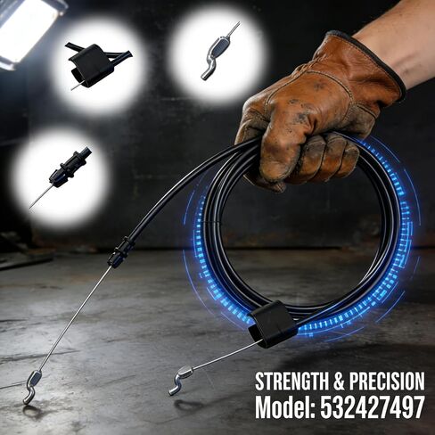 كابل التحكم في المنطقة 532427497، يستبدل Husqvarna AYP 7021 RC 7021 RH 2009-2012 Craftsman Poulan 197740 532197740 427497 جزازة العشب، عبوة واحدة in Kuwait