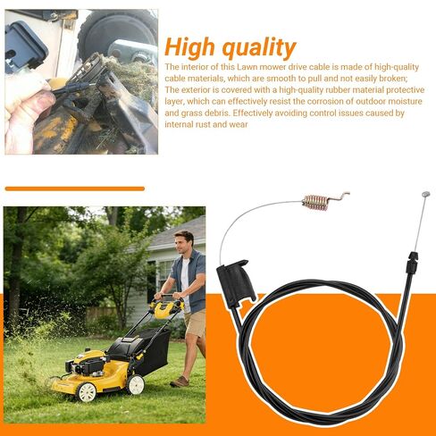 946-05209B كابل التحكم في السرعة لجزازة Cub Cade SC300IP، 746-05209 | يناسب Cub Cadet Z SC IP HW HW EQ EQ E 500 300، Craftsman Precision Plus 21 بوصة، استبدال 746-05209A in Kuwait