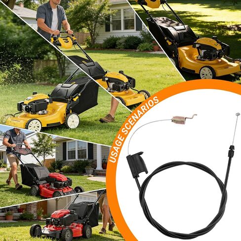 946-05209B كابل التحكم في السرعة لجزازة Cub Cade SC300IP، 746-05209 | يناسب Cub Cadet Z SC IP HW HW EQ EQ E 500 300، Craftsman Precision Plus 21 بوصة، استبدال 746-05209A in Kuwait