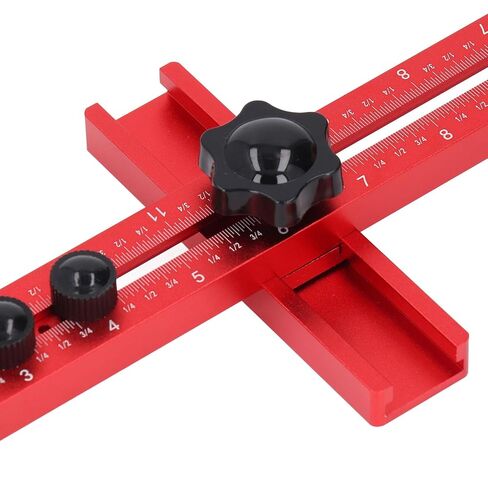 Router Milling Bracket Router Groove Bracket Circle Guide 3 Module Aluminum Alloy Base 445mm Imperial Scale 85-365mm Circle Milling Radius for Woodworking in Kuwait