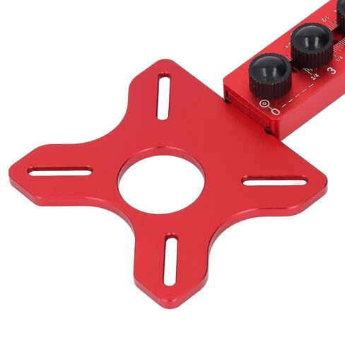 Router Milling Bracket Router Groove Bracket Circle Guide 3 Module Aluminum Alloy Base 445mm Imperial Scale 85-365mm Circle Milling Radius for Woodworking in Kuwait